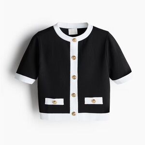 H&M Short Sleeve Cardigan, size XS